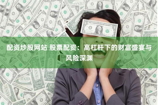 配资炒股网站 股票配资：高杠杆下的财富盛宴与风险深渊